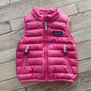 Patagonia Down Vest, 6-12M, Pink